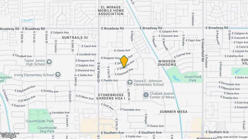 3761 E Dulciana Ave Map and Location Details