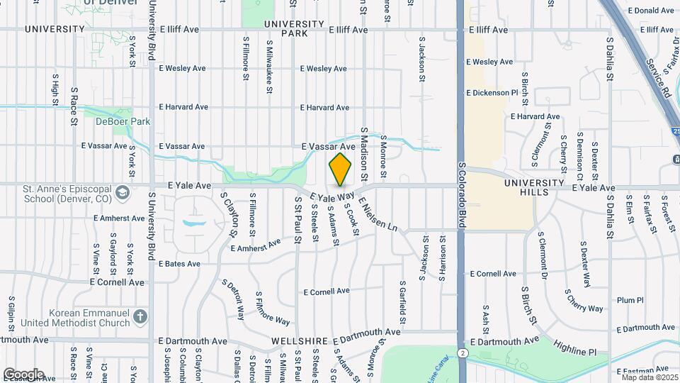 2709 S Cook St Map and Location Details