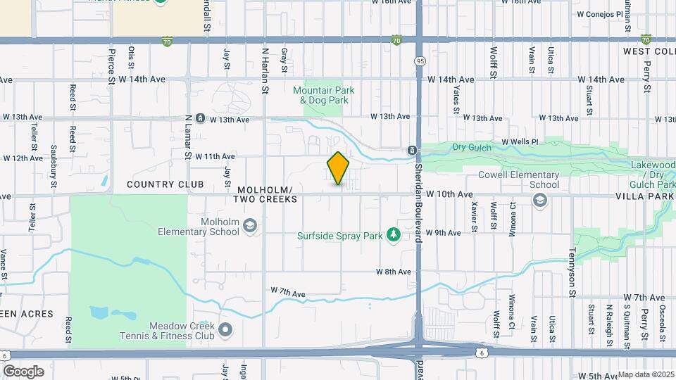 1013 Depew St Map and Location Details