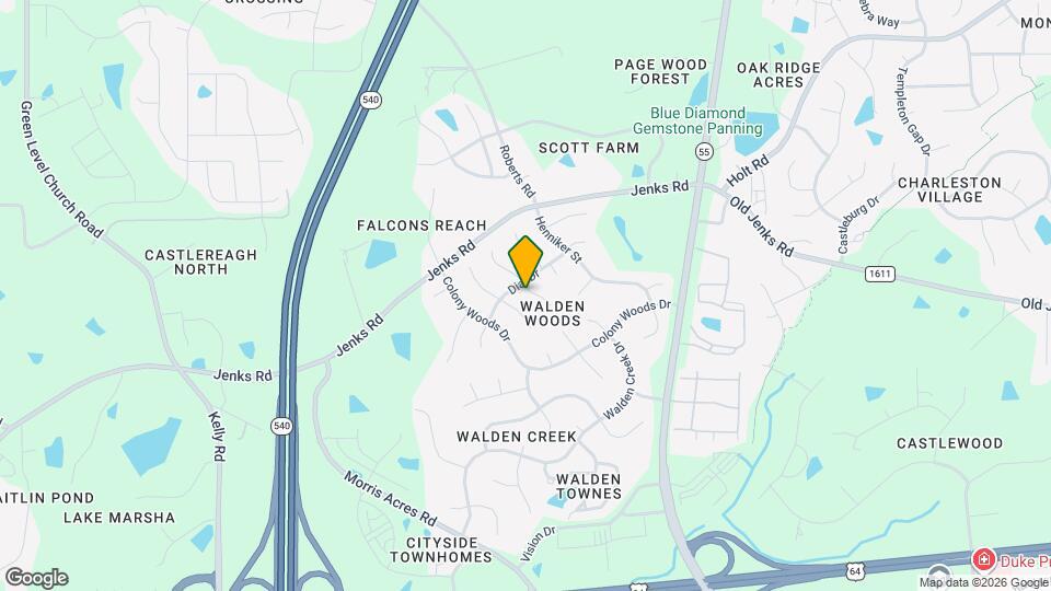 2203 Oak Stream Ln Map and Location Details