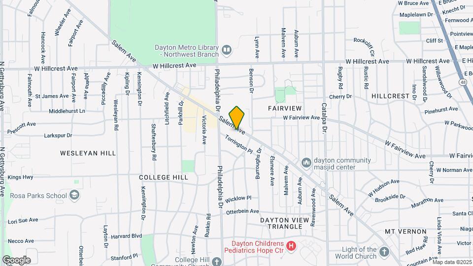 2636 Salem Ave Map and Location Details