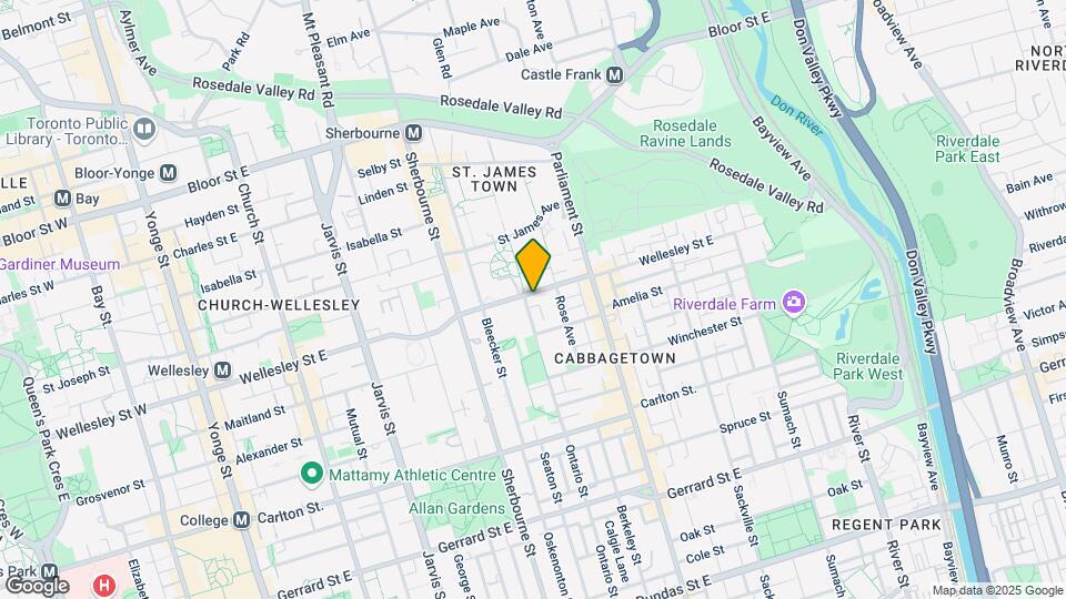 245 Wellesley St E Map and Location Details