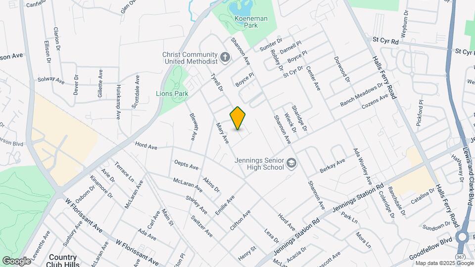 10 Lamar Dr Map and Location Details