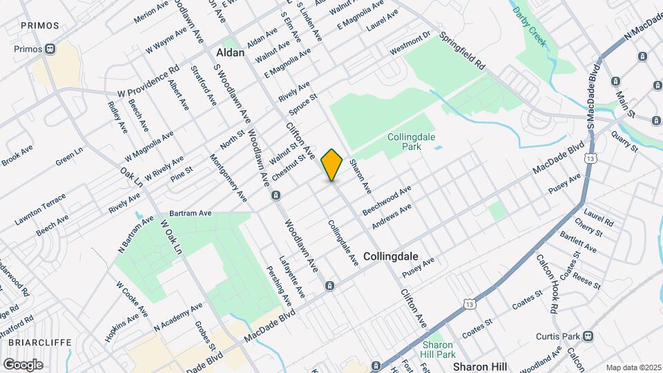 544 Clifton Ave Map and Location Details