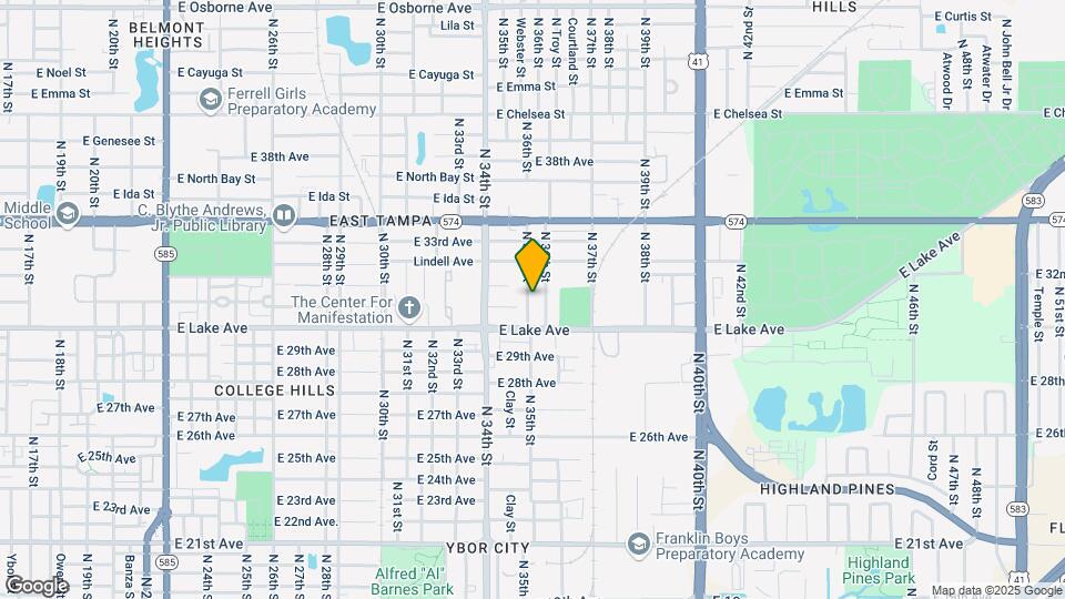 3711 N 35th St Map and Location Details