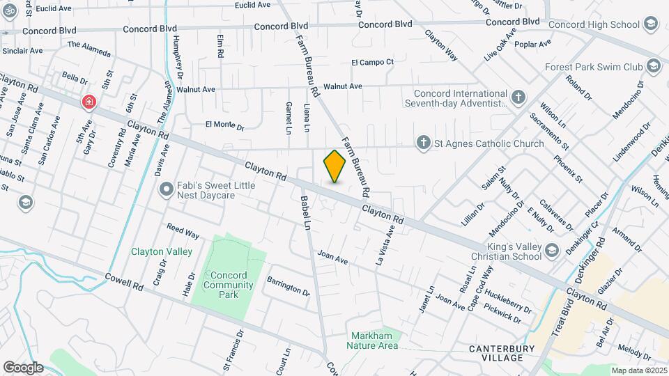 3641 Clayton Rd Map and Location Details