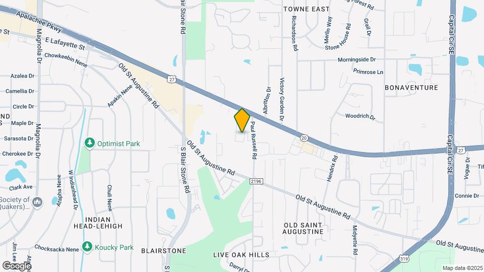 1352 Linda Ann Dr, Unit A Mapa y Detalles de la Ubicación