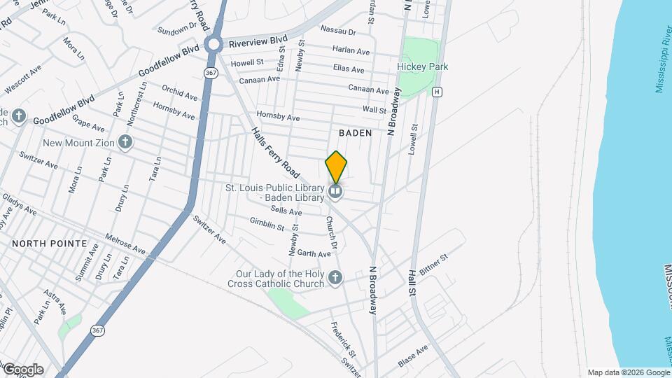 8512 Church Dr Map and Location Details