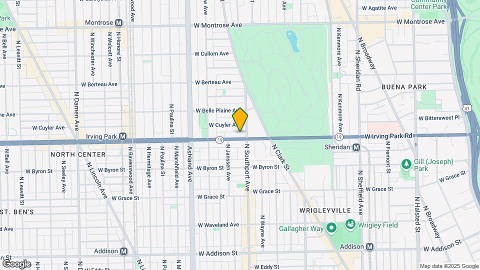 1410 W Irving Park Rd Map and Location Details