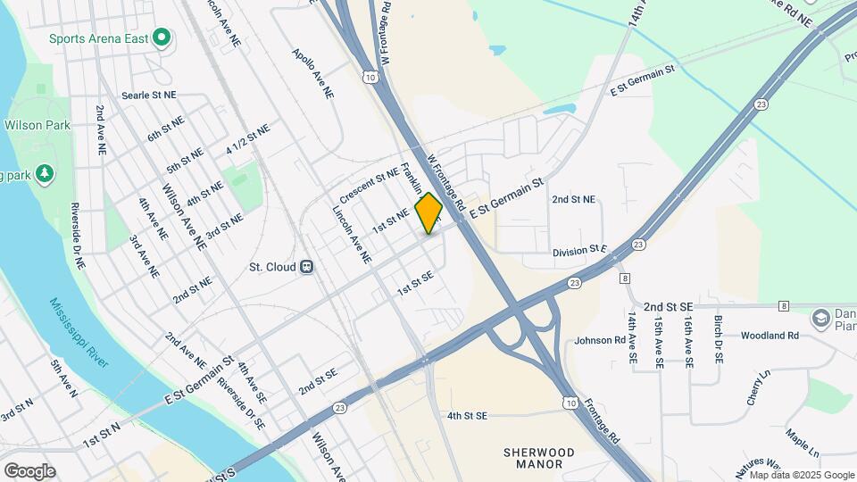 706 E St Germain St Map and Location Details