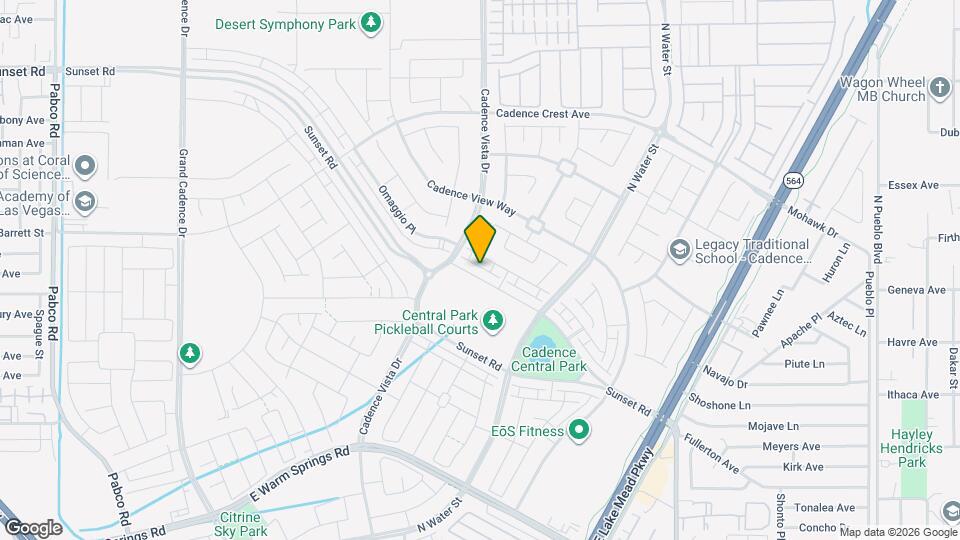 936 E Sunset Rd Map and Location Details