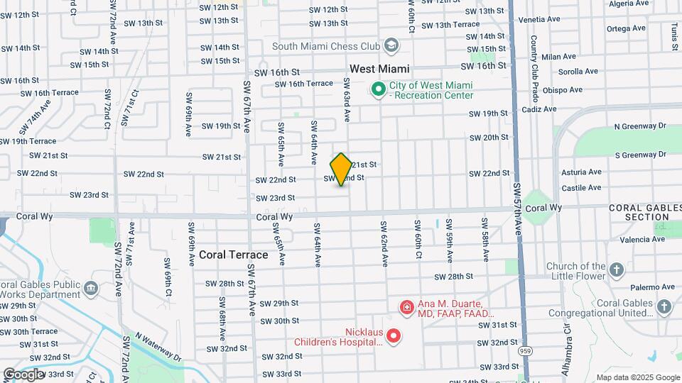6329 SW 23rd St Map and Location Details