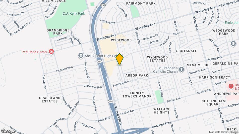 2811 Sunburst Dr Map and Location Details