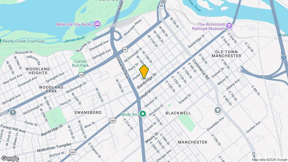 1421 Bainbridge St Mapa y Detalles de la Ubicación