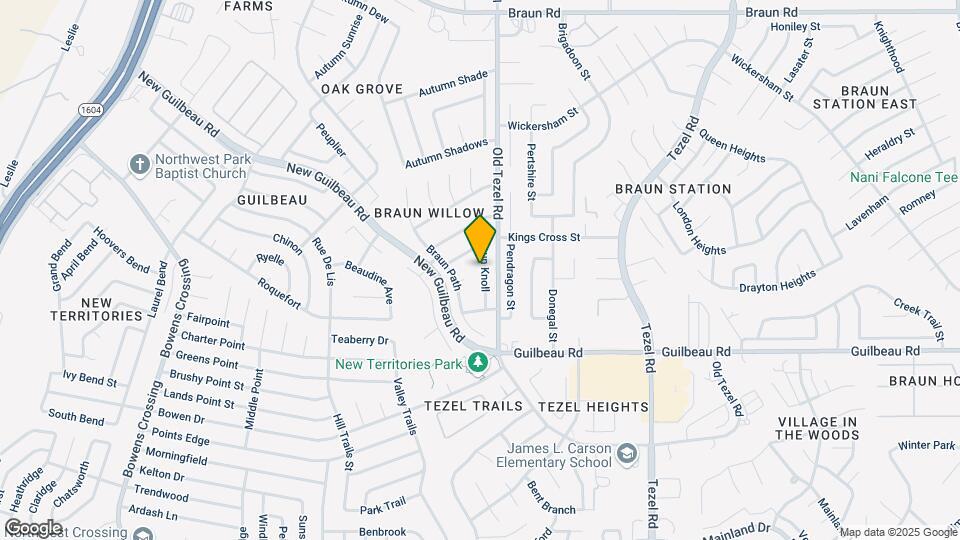 8535 Braun Knoll Map and Location Details