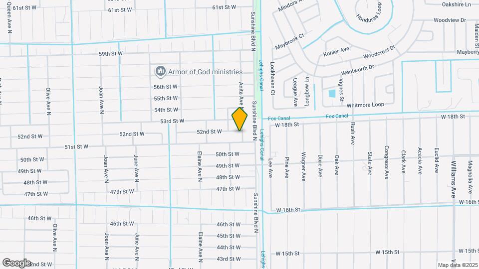 2507 52nd St W Map and Location Details