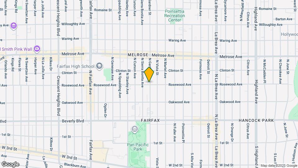 7505 Rosewood Ave, Unit 7505 Rosewood Ave Map and Location Details