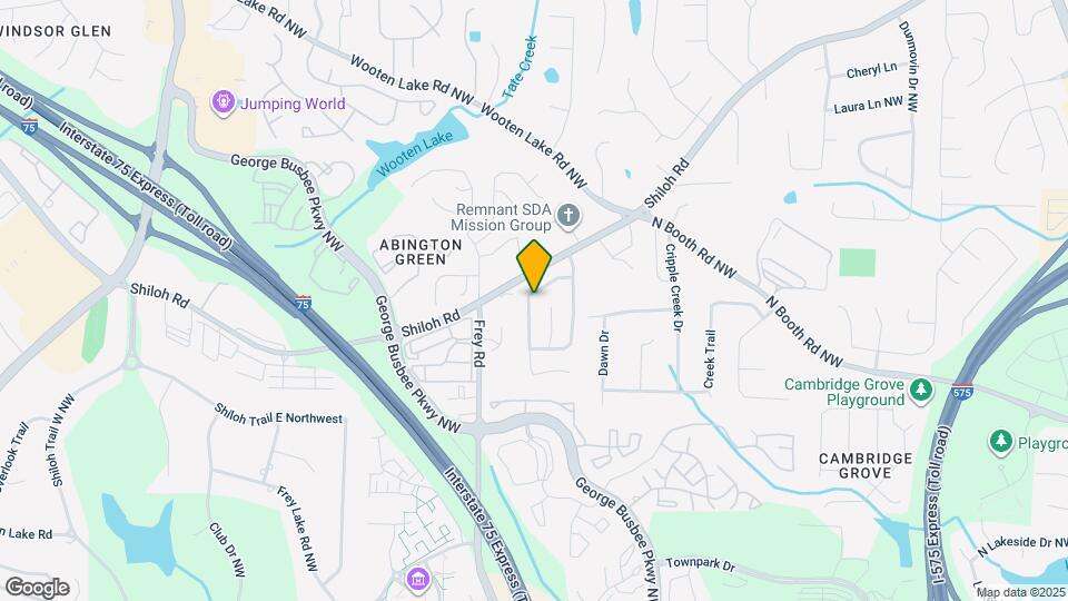 901 Shiloh Ridge Run NW Map and Location Details