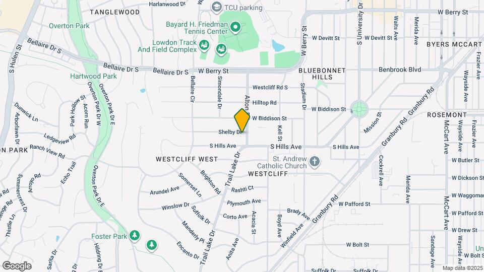 3605 Shelby Dr Map and Location Details