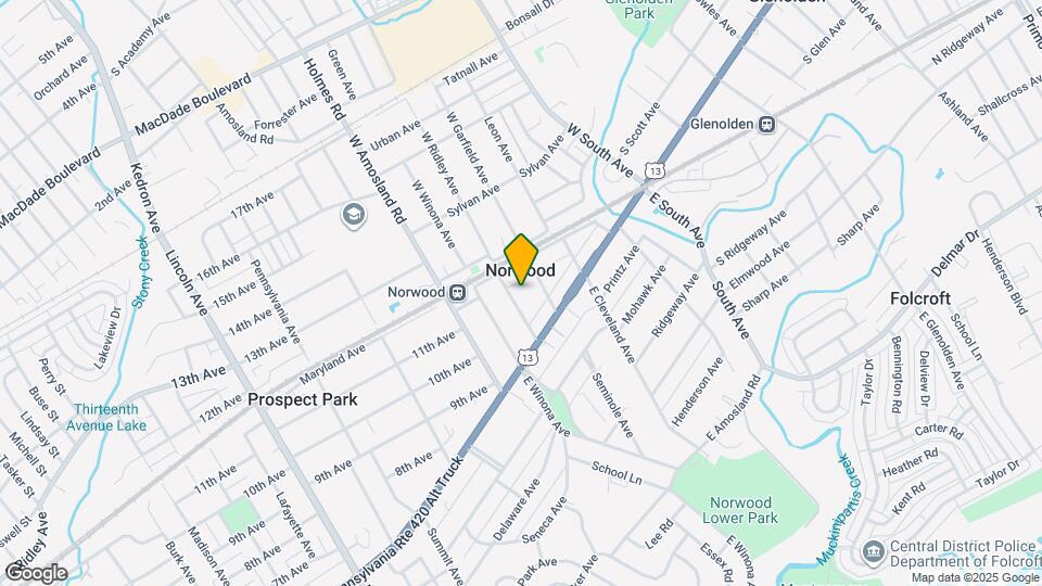 39 West Ridley Avenue, Unit 39 A Map and Location Details