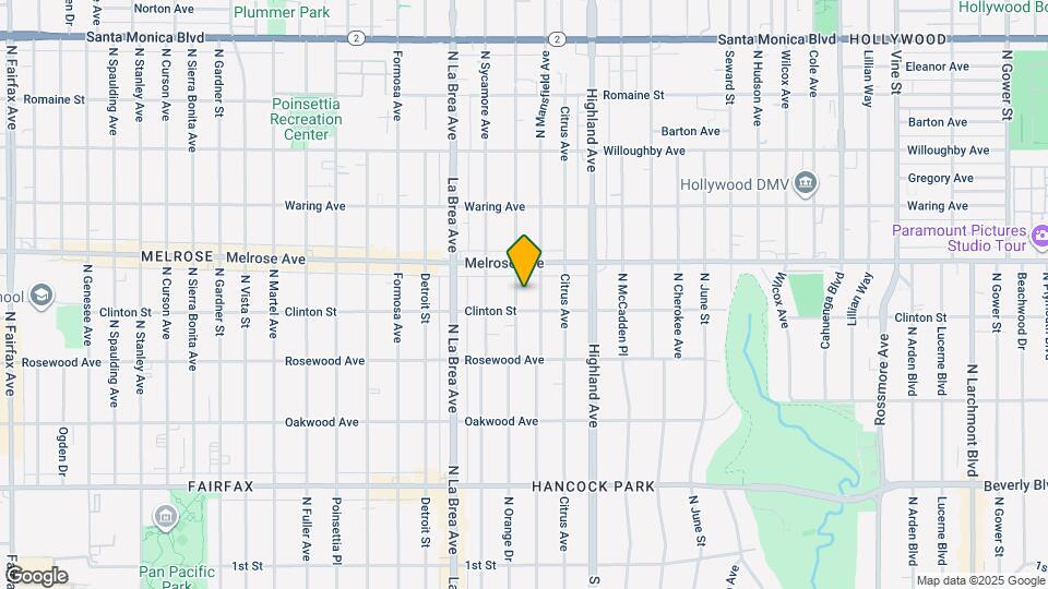 616 N Orange Dr, Unit 616 Map and Location Details