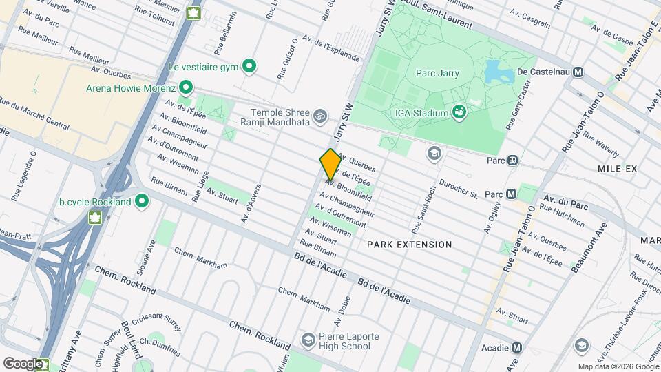 8040 Bloomfield Av Map and Location Details