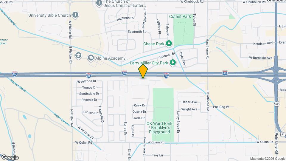 1586 Dustin Cir Map and Location Details
