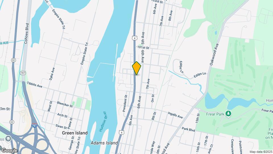 820 River St Mapa y Detalles de la Ubicación