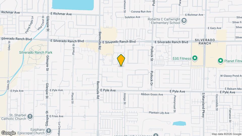 9901 Rose Charmont St Mapa y Detalles de la Ubicación