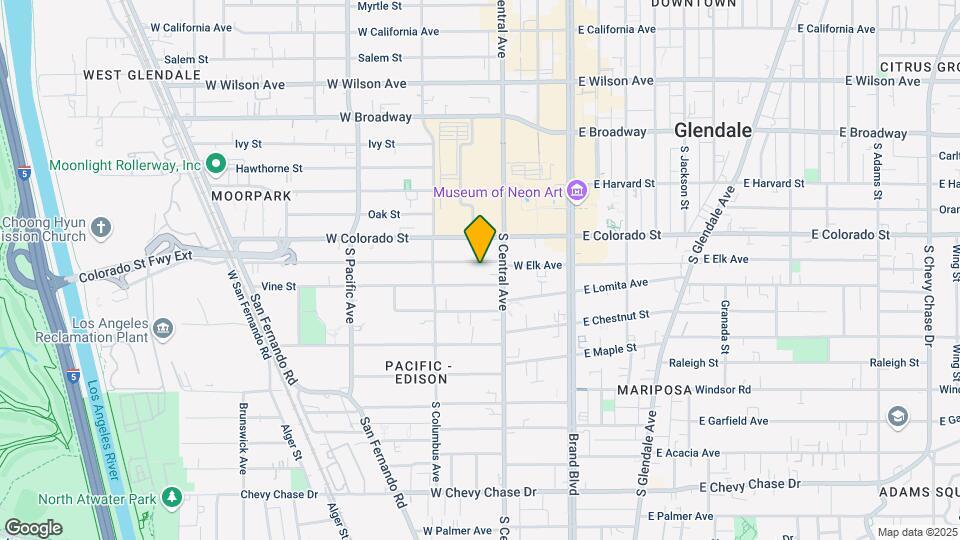 322 W Elk Ave Mapa y Detalles de la Ubicación