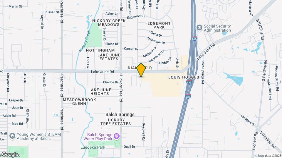12006 Lake June Rd Map and Location Details