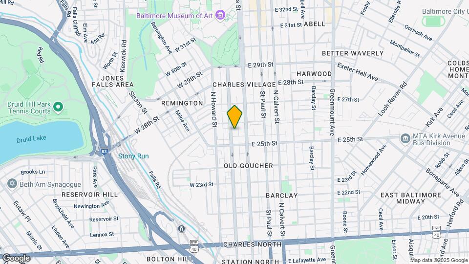 2515 Maryland Ave Mapa y Detalles de la Ubicación