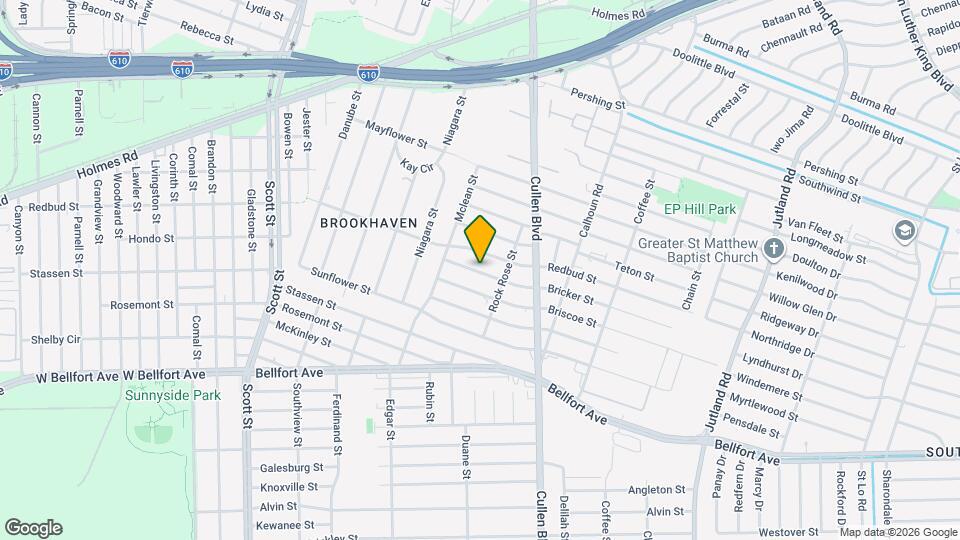 4535 Bricker St Map and Location Details