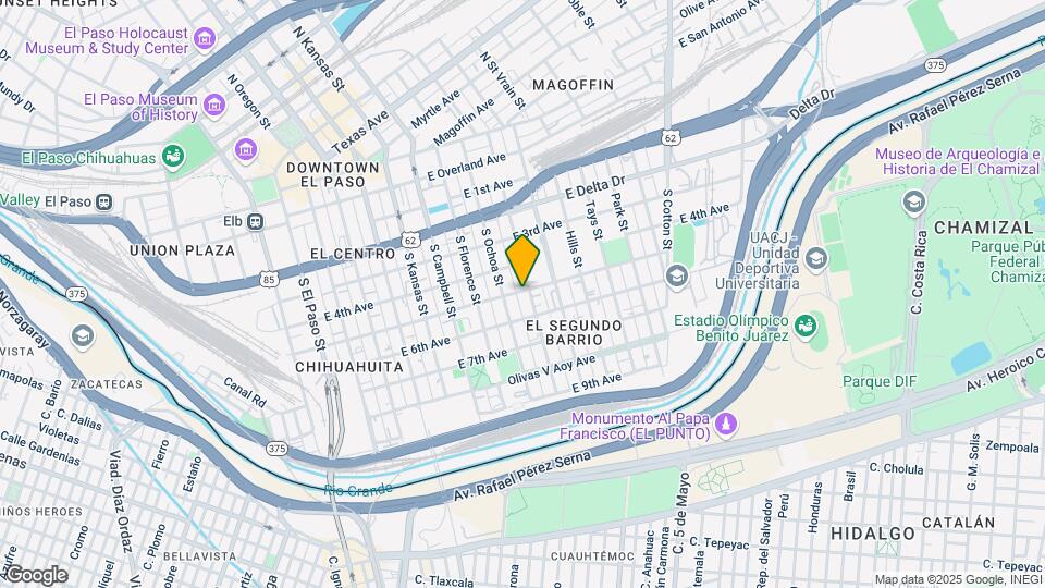 701 S Virginia St Map and Location Details