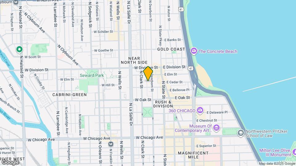 1120 N Dearborn St Mapa y Detalles de la Ubicación