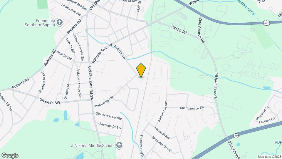 660 Faith Dr SW Map and Location Details