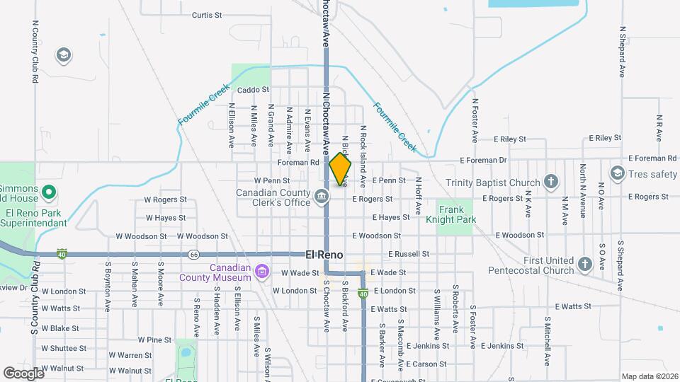 311 N Bickford Ave Map and Location Details