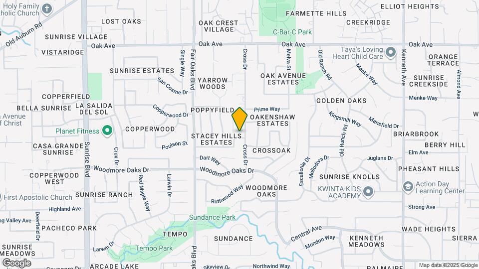 8195 Stacey Hills Dr Mapa y Detalles de la Ubicación