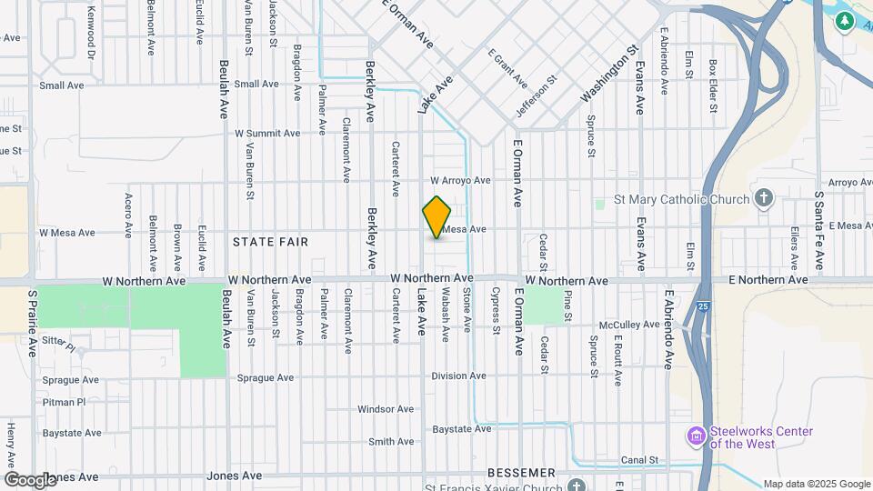 1129 Crystal Pl Map and Location Details