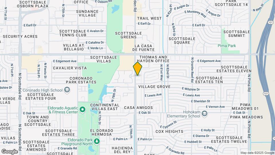 2615 Hayden Rd Mapa y Detalles de la Ubicación
