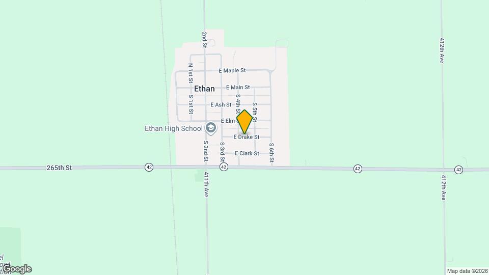 403 E Drake St Map and Location Details