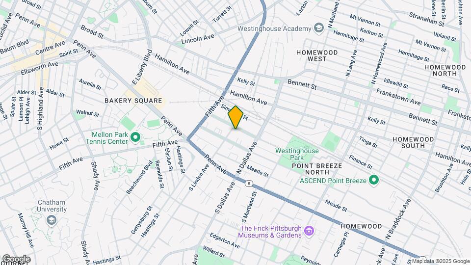 6804 McPherson Blvd, Unit Point breeze Mapa y Detalles de la Ubicación
