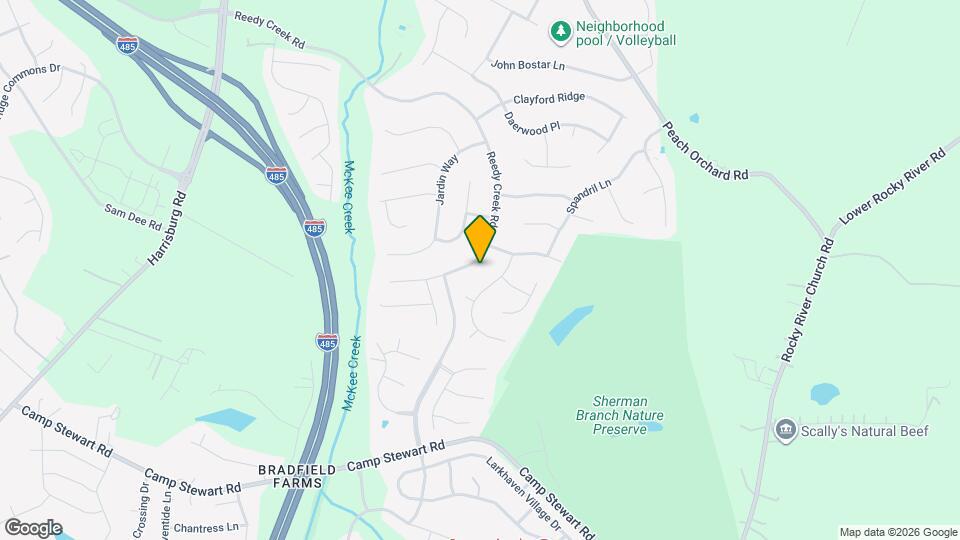 6736 Reedy Creek Rd Map and Location Details