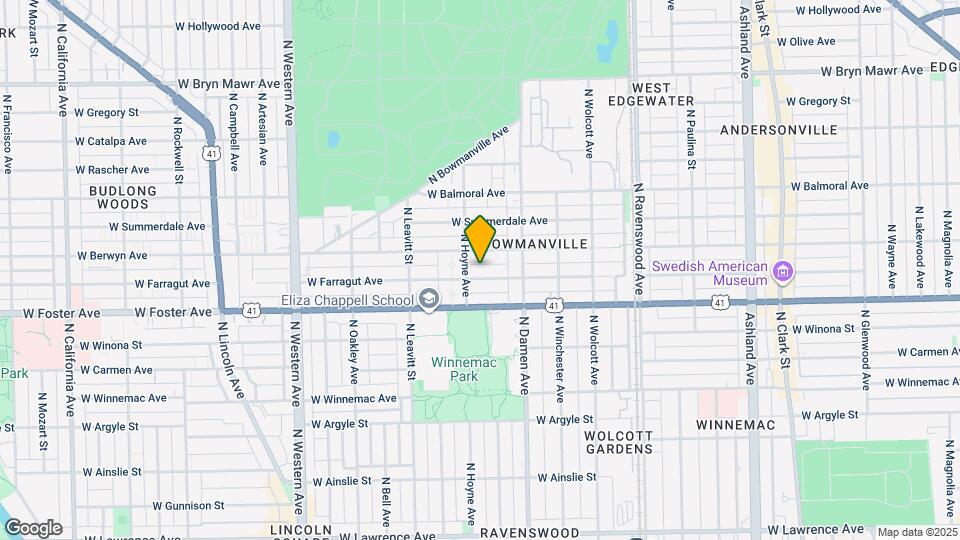 2046 W Farragut Ave Map and Location Details