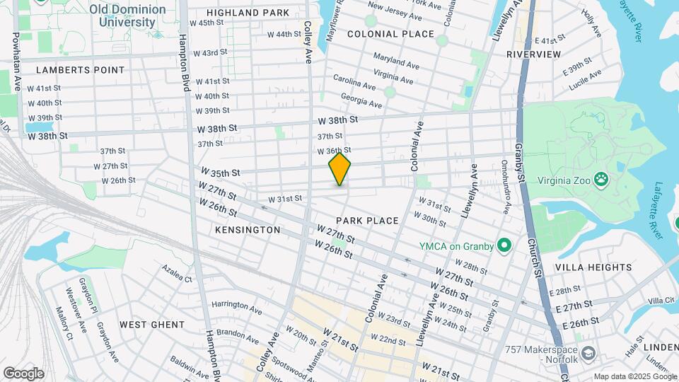 710 W 31st St Map and Location Details