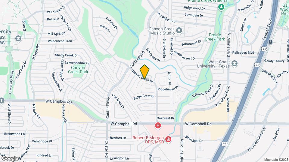 413 Canyon Creek Dr Map and Location Details