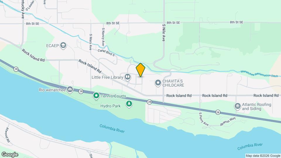 1098 S New Oak Ln Map and Location Details