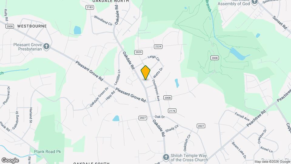 2016 Oakdale Rd Map and Location Details