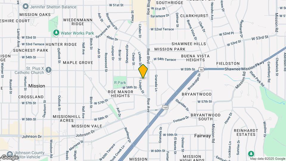 5527 Linden St Map and Location Details