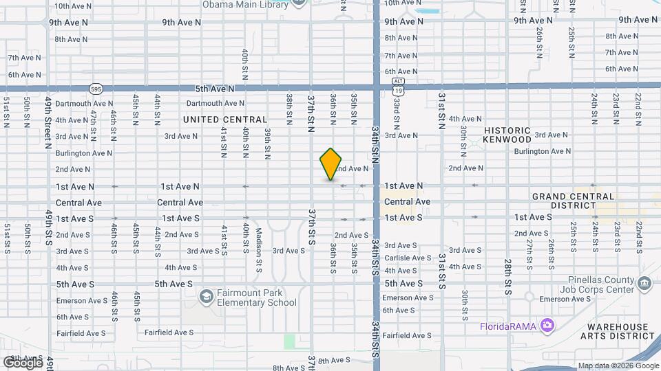 3603 1st Ave N Mapa y Detalles de la Ubicación